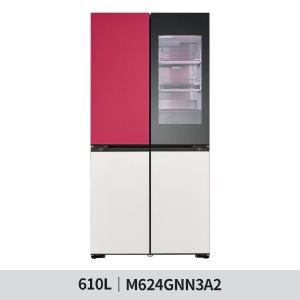 [LG전자] 디오스 오브제컬렉션 무드업 빌트인 타입 노크온 냉장고 610L (M624GNN3A2)