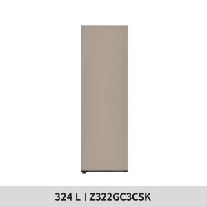 [LG전자] 컨버터블 패키지 오브제컬렉션(김치냉장고, 우열림) (324ℓ/Z322GC3CSK)