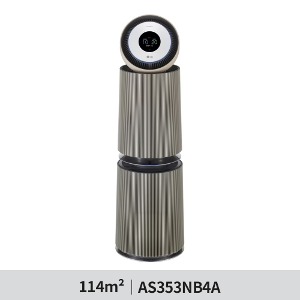 [LG전자] 퓨리케어 오브제컬렉션 360도 공기청정기 알파 UP (AS353NB4A)